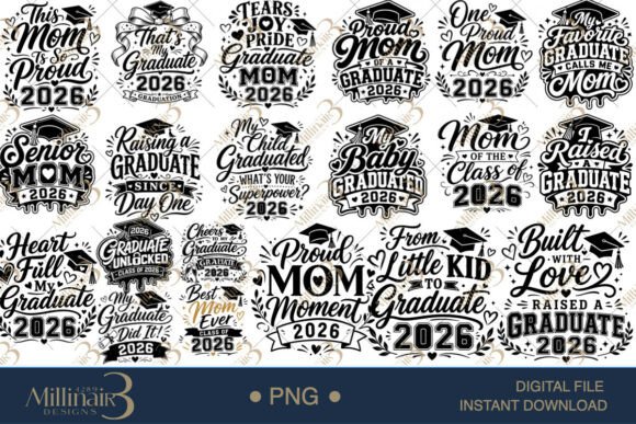 Celebrate Pride with Graduation 2026 Mom Bundle