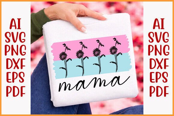 Floral Mama Svg: A Charming Design for Embroidery