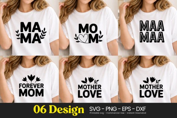 Forever Mother Love Mom Quotes SVG PNG