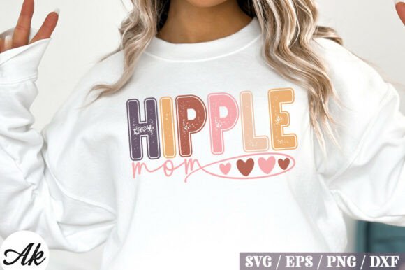 Hipple Mom Retro SVG Design: A Versatile Embroidery Gem