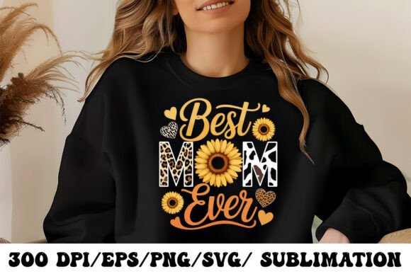 Leopard Print Mom T-Shirt Design: A Stylish Embroidery Choice