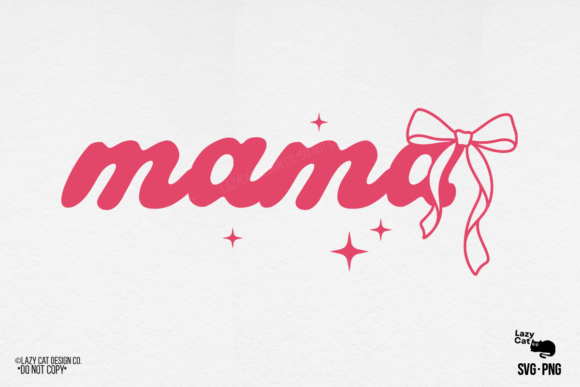Mama Bow Mom Mother SVG PNG: A Designer's Review