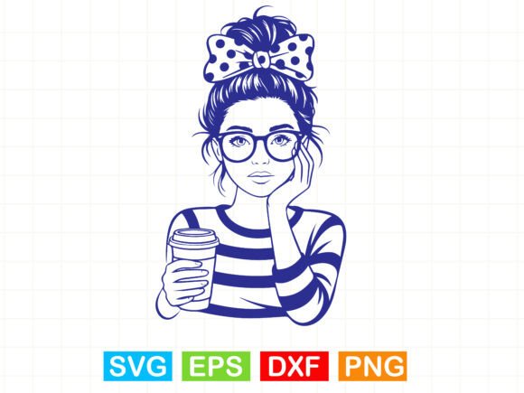 Messy Bun Mom Life SVG: A Versatile Embroidery Design