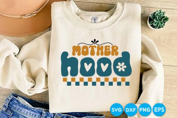 Mother Hood Retro SVG: A Charming Embroidery Design