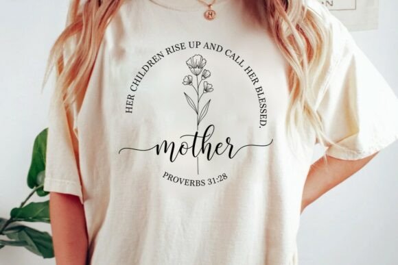 Perfect Mothers Day Svg Bible Verse for Embroidery