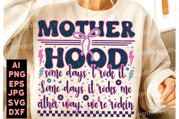 Stylish Mother Hood Png for Embroidery Projects